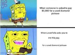 Meme when pe players see loverfella pocket edition server. Rules That Just Apply To Players In Loverfella S Server In Minecraft Loverfella