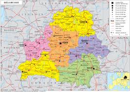 Belarus is a former soviet state whose history begins in the 10th century ce. Geopolitical Map Of Belarus Belarus Maps Worldmaps Info