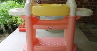 Vintage Little Tikes Changing Table Highchair Bathtub Child Size Little Tikes High Chair Preschool Toys