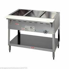 Duke Wb 303 Lp Commercial Steamtable Wet Bath Unit 3 Pans Carving Board Steamtable Commercial Kitchen Equipment Steam Tables Carving Board