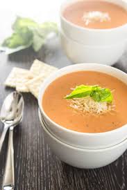 … made soups like this, but i wanted to see how easy it would be to make it. Creamy Tomato Basil Soup With Parmesan Tastes Lovely