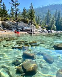 Kayaked To Hidden Beach Before The Labor Day Crowd Takes Over Tahoe
