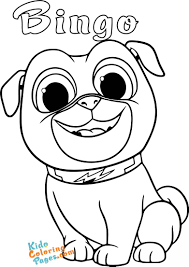 In every episode we get to see 11 minute stories showcasing rolly and bingo s differences and similarities while demonstrating lessons about creativity. Puppy Dog Pals Cute Coloring Pages To Printable Kids Coloring Pages