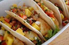 Basa (pangasius bocourti) is a species of catfish in the family pangasiidae. Grilled Fish Tacos With Mango Salsa Recipe Pangasius Youreveryday Fish