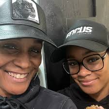 MY MINI AND I…… My daughter is home for the holidays and she came to work  with her mama for the day. She didn't complain once and I could NOT have  gotten