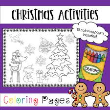 This Download Is As Sweet As Christmas Cookies Included Are 10 Different Christmas Themed Fun Christmas Activities Christmas Activities Christmas Kindergarten
