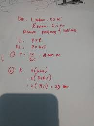 Bu Intan Mempunyai Kolam Ikan Lele Berbentuk Persegi Panjang Luas Kolam Itu 52 M2 Sedangkan Brainly Co Id