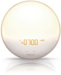 Philips Wake Up Light White Gray Light Alarm Clock Alarm Clock Sunrise Alarm Clock