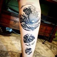 This is one of the most basic tattoo styles that you can find and yet it still gives off the same peaceful feeling. Martynas Snioka 1337tattoos Waves Tattoo Japanese Wave Tattoos Tattoos