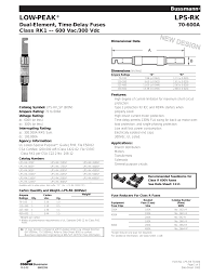 low peak lps rk cooper bussmann
