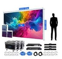 500x500mm Intérieur Extérieur Location 2.97mm 3.9mm P3 Église LED Mur Vidéo  3m X 2m Affichage Support Au Sol Système de Pile Écran Led
