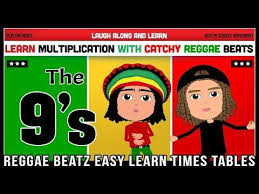 33 8 Times Table Song Reggae Beatz Learn To Fun Catchy Songs Youtube Times Tables 9 Times Table Reggae