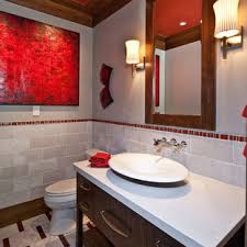 5 out of 5 stars. Red And Gray Bathroom Ideas Houzz