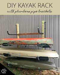 This diy kayak rack will create more room. Diy Kayak Rack For Home Storage Rustic Crafts Chic Decor