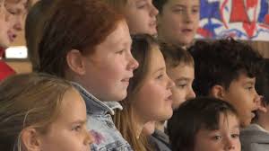 Weeks Elementary held a Veterans Day assembly to thank military members and  teach children the importance of their work and sacrifice. Watch more: