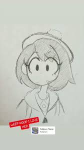 Anime Art Simple Drawing Anime Art In 2020 Cute Art Cartoon Art Styles Cute Art Styles