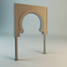 3dsmax Islamic Arch Mirror Table Mirror Arch