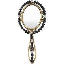 Grandest Antique French Jeweled Hand Mirror Jet Paste Gems From Worldrarities On Ruby Lane Hand Mirror Jewel Hands Mirror