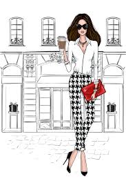 Planner Clipart Fashion Girl Clipart Of Fashion Clipart Girl Etsy Fashion Clipart Shopping Clipart Fashion Planner