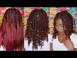 How To Do Curly End Box Braids Diy Short Goddess Box Braids Vivian Beauty And Style Youtube Boxbr Box Braids Styling Box Braids Pictures Long Box Braids