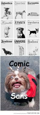 Dogs As Fonts Funny Pictures Comic Sans The Meta Picture