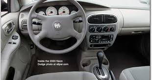 2000 Interior Dodge Neon Chrysler
