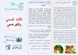 مطوية عن الغذاء الصحي Pdf