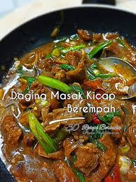 Cara memasak daging sapi bumbu kecap, manis dan pedas. Resepi Daging Masak Kicap Berempah