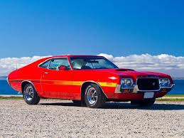 Sucker Mouth Torino Fastback With A Hood Scoop Ford Torino Muscle Cars Old Muscle Cars