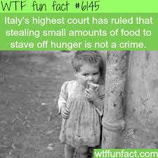 Dont Punish The Hungry For Stealing Food Wtf Wtf Fun Facts Fun Facts Weird Facts