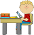 School Child Sitting At Desk