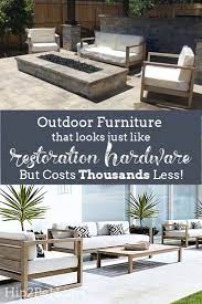 Outdoor Patio Furniture That Looks Just Like Restoration Hardwar Outdoor Patio Furniture Sets Outdoor Furniture Makeover Restoration Hardware Outdoor Furniture