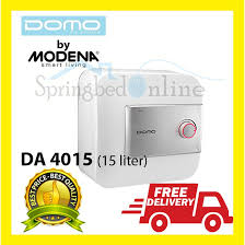 Water heater electric atau pemanas air listrik merupakan alat pemanas air yang menggunakan energi listrik sebagai sumber energinya untuk dapat memenuhi kebutuhan mandi air panas keluarga anda secara praktis.sebenarnya, untuk pemasangan alat ini bisa dilakukan sendiri tanpa harus memakai jasa tukang. Pemanas Air Listrik 15 Liter Domo Da 4015 Water Heater Listrik 300 Watt Harga Pabrik Shopee Indonesia