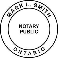 Notary acknowledgements verify the authenticity of sworn read about the importance of a notary acknowledgement, and how to obtain one yourself. Amazon Com Ontario Canada Notary Seal Stamp Office Products