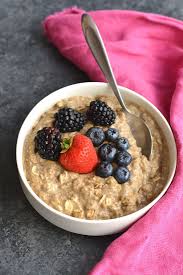 Calories per serving of basic overnight oats. High Protein Oatmeal How To Make Healthier Oatmeal Gf Low Cal Skinny Fitalicious