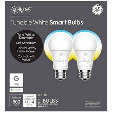 Ge 2 Pack Tunable White Led A19 Smart Light Bulbs 93096308 Blain S Farm Fleet