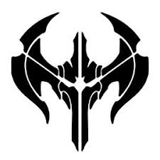 Black And White Rocket League Logo League Of Legends Noxus Crest Stencil Cool Symbols League Of Legends Dragon Tattoo Designs
