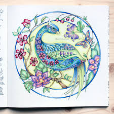 I tried to make it look like a spectrum. Coloring World Of Flowers By Johanna Basford Emily Illustrator