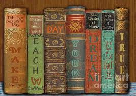 Make Each Day Books Desenler Decoupage Kitap Kutulari
