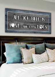 Maybe you would like to learn more about one of these? Pet Wall Art All You Need Is Love And A Few Dogs Wood Frame Ready To Hang Dog Wood Dog Wall Art Frames On Wall