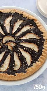 Recette Tarte Au Chocolat Et Poire Vegan 750g Recette En 2020 Recette Tarte Chocolat Tarte Au Chocolat Alimentation