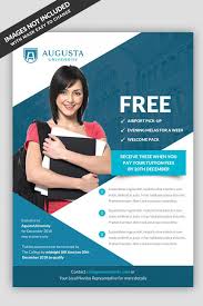 University Flyer Template Premium Psd Education Poster Design Brochure Design Template Graphic Design Flyer