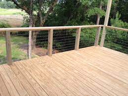 Cable railings cost about $90 per linear foot, including labor. Cable Rail Fencing Cable Railing Boundaries Installation