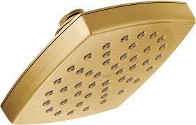 Moen Brushed Gold One Function 6 Diameter Spray Head Rain Shower Walmart Com