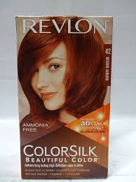 Has anyone tried the revlon auburn brown dye? Amazon Com Revlon Colorsilk Beautiful Color 42 Medium Auburn Chemical Hair Dyes Beauty