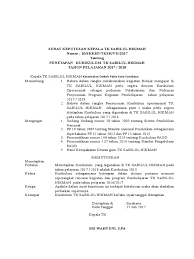 Sk tim pengembang kurikulum paud. Contoh Sk Peninjauan Kurikulum Paud Masnurul
