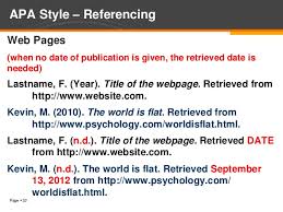 Apa style has special directions for citing sources with no author. How To Write Apa Reference For Website