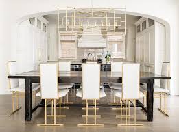white and gold tall back dining chairs