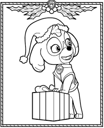 Print the pdf to use the worksheet. Christmas Paw Patrol Skye Coloring Page Free Printable Coloring Pages For Kids