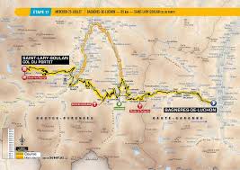 Fait inhabituel, le tour 2018 empruntera une portion de. Tour De France 2018 Le Trace De La 17e Etape Entre Bagneres De Luchon Et Saint Lary Soulan
